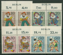 Berlin 1970 Marionetten Oberrand Mit Inschrift Berlin 373/76 Postfrisch - Unused Stamps