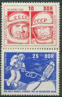 DDR 1965 Weltraumfahrt Raumschiff Woschod Kosmonauten 1098/99 Postfrisch - Neufs