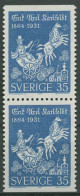 Schweden 1964 Dichter Erik Axel Karlfeldt 515 Do/Du Paar Postfrisch - Ungebraucht