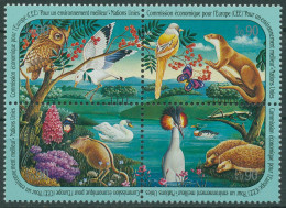 UNO Genf 1991 Wirtschaftskommission Umweltschutz See Tiere 194/97 ZD Postfrisch - Unused Stamps