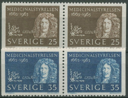 Schweden 1963 Reichsgesundheitsamt G.F. Du Rietz 508/09 Dl/Dr Paare Postfrisch - Ungebraucht