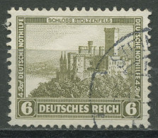 Deutsches Reich 1932 Nothilfe Schloss Stolzenfels Am Rhein 475 Gestempelt - Usati