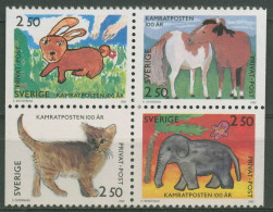 Schweden 1992 Kinderzeitung Kamratposten Zeichnungen 1717/20 Postfrisch - Unused Stamps