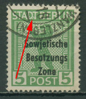 SBZ Allgemeine Ausgabe 1948 Freimarke M. Plattenfehler 200 A Uy I Gestempelt - Other & Unclassified