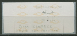 Finnland ATM 1992 Posthörner Einzelwert ATM 12.4 Z1 Postfrisch - Automatenmarken [ATM]