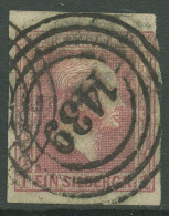 Preußen 1858 König Friedrich Wilhelm IV., 10 A Nr.-Stpl. 1439 STETTIN - Used