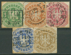 Preußen 1867 Wappenadler 22/26 Gestempelt, Fleckig - Used