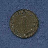 Deutsches Reich 1 Reichspfennig 1937 F, J 361 Vz (m3659) - 2 Reichspfennig