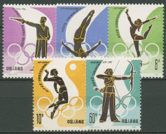 China 1980 Rückkehr Chinas In Das IOC 1651/55 Postfrisch - Neufs