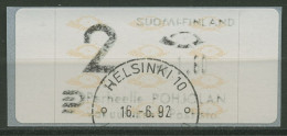 Finnland Automatenmarken 1992 Posthörner Einzelwert ATM 12.3 Z2 Gestempelt - Machine Labels [ATM]