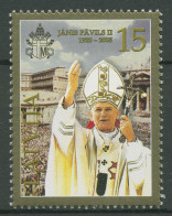 Lettland 2005 Papst Johannes Paul II. 641 Postfrisch - Lettonie