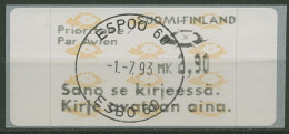 Finnland ATM 1993 Posthörner Einzelwert ATM 12.6 Z6 Gestempelt - Machine Labels [ATM]