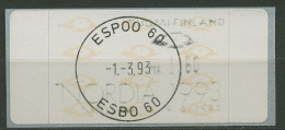 Finnland ATM 1993 Posthörner Einzelwert ATM 12.5 Z1 Gestempelt - Timbres De Distributeurs [ATM]