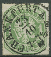 Preußen 1867 Wappenadler 22 TOP-Stempel FRANKFURT A. M. - Usati