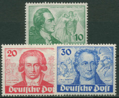 Berlin 1949 200. Geburtstag Von Johann Wolfgang Von Goethe 61/63 Mit Falz - Unused Stamps