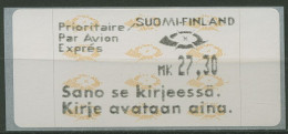Finnland ATM 1993 Posthörner Einzelwert ATM 12.6 Z7 Postfrisch - Timbres De Distributeurs [ATM]