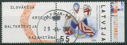 Lettland 2006 Eishockey-WM Riga 667 A Zf Gestempelt - Lettland