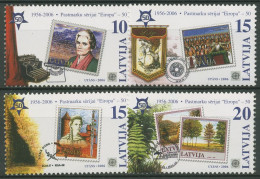 Lettland 2006 CEPT 50 Jahre Europamarken 652/55 Postfrisch - Latvia