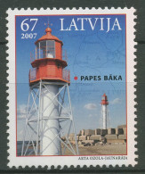 Lettland 2007 Bauwerke Leuchtturm Papenhof 699 A Postfrisch - Latvia