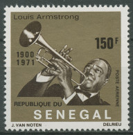 Senegal 1971 Tod Des Jazzmusikers Louis Armstrong Trompete 475 Postfrisch - Senegal (1960-...)