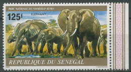 Senegal 1980 Nationalpark Niokolo-Koba Elefanten Blockmarke 723 Postfrisch - Sénégal (1960-...)