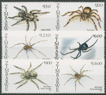 Simbabwe 2003 Spinnen Vogelspinne Schwarze Witwe 760/65 Postfrisch - Zimbabwe (1980-...)