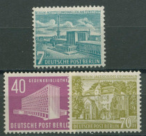 Berlin 1954 Berliner Bauten 121/23 Postfrisch, Kl. Fehler (R80978) - Unused Stamps