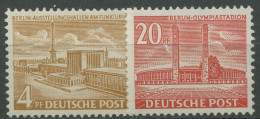 Berlin 1953 Berliner Bauten 112/13 Mit Neugummierung (R80975) - Unused Stamps