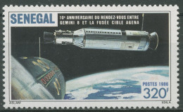 Senegal 1987 Raumfahrt Gemini 8 U. Agena-Zielrakete 913 Postfrisch - Sénégal (1960-...)