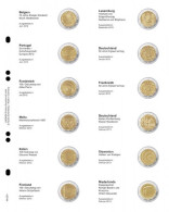 Lindner Vordruckblatt Publica M Für 2 Euro-Gedenkmünzen MU2E9 Neu - Zubehör