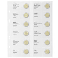 Lindner Vordruckblatt Publica M Für 2 Euro-Gedenkmünzen MU2E25 Neu - Matériel