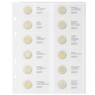 Lindner Vordruckblatt Publica M Für 2 Euro-Gedenkmünzen MU2E15 Neu - Material