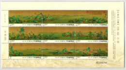 China Volksrepublik 4866-4874 Postfrisch Kleinbogen Gemälde #HY595 - Autres & Non Classés