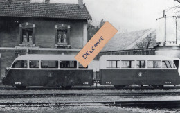 Autorail AM2 Et Sa Remorque RM2 En Gare De Besançon Viotte En 1936 - Cliché Stainacre - Reproduction - Besancon