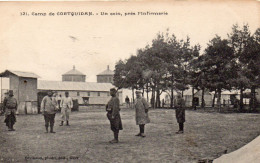 Camp De Coëtquidan Animée Infirmerie Militaires Soldats Militaria - Guer Cötquidan