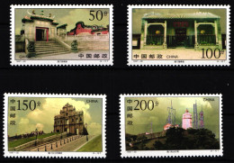 China Volksrepublik 2859-2862 Postfrisch Baudenkmäler In Macau #HX630 - Other & Unclassified