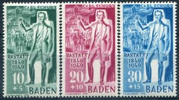 Bade - Y&T  N° 53-55 * - Baden