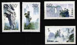 China Volksrepublik 2547-2550 Postfrisch UNESCO-Welterbe Wulingyuan #HX572 - Altri & Non Classificati