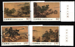 China Volksrepublik 5021-5024 Postfrisch Gemälde Der Vier Jahreszeiten #HY502 - Sonstige & Ohne Zuordnung