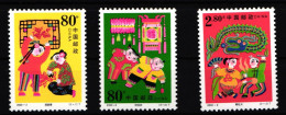 China Volksrepublik 3111-3113 Postfrisch Frühlingsfest #HX687 - Andere & Zonder Classificatie