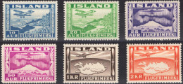 Island, 1934, 175/80, Postfrisch - Sonstige & Ohne Zuordnung