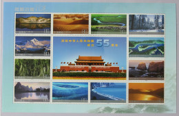 China Volksrepublik 3573-3584 Postfrisch Zd-Bogen Landschaften #HY664 - Altri & Non Classificati