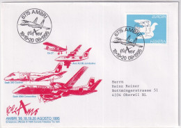 Sonderstempel VOLI AMO - AMBRI Illustrierter Beleg Mit Passender Marke - Postmark Collection
