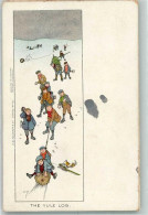 39738308 - Kinder Toben Im Schnee Winter Kuenstlerkarte Faulkner Serie No. 72 - Autres & Non Classés