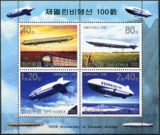 NORTH KOREA - 2002 - MINIATURE SHEET MNH ** - Centenary Of Zeppelin Airships - Korea (Noord)