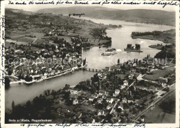 11629839 Stein Rhein Mit Insel Werd Fliegeraufnahme Stein Rhein - Autres & Non Classés