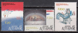 ECUADOR 2129-2131,unused - Revolución Francesa