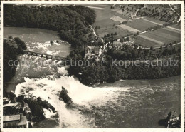 11629831 Schaffhausen SH Restaurant Schloss Laufen Am Rheinfall Fliegeraufnahme  - Sonstige & Ohne Zuordnung