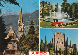 CARTOLINA  C12 ARCO,TRENTO,TRENTINO ALTO ADIGE-LAGO DI GARDA-MEMORIA,CULTURA,RELIGIONE,BELLA ITALIA,VIAGGIATA 1986 - Trento