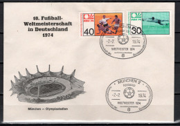 Germany 1974 Football Soccer World Cup Commemorative Cover, Germany World Cup Champion - 1974 – Alemania Occidental